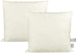 Beties „Publik“ Federkissen 2er Set -_waschbar -traditionell gefertigt -OEKO-TEX STANDARD 100