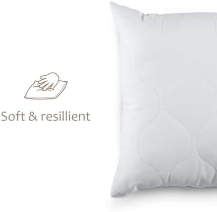 KALIOPE Allergiker Schlafkissen 40 x 80 cm - Höhenverstellbar, Waschbar, 2er Set