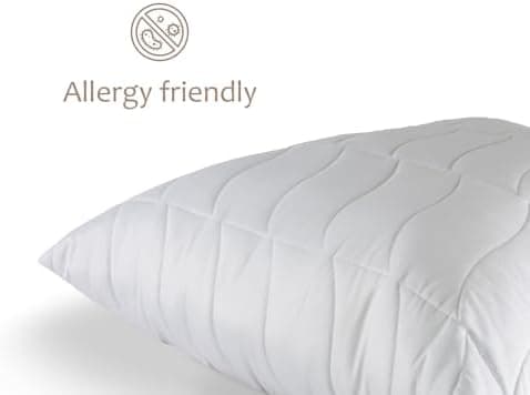 KALIOPE Allergiker Schlafkissen 40 x 80 cm - Höhenverstellbar, Waschbar, 2er Set