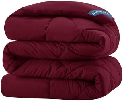 WAVVE Decke 200x220 Bettdecke, Super Weiche Zudecke Schlafdecke, Atmungsaktive Steppdecke 300gsm Mikrofaser Weiß OEKO-TE