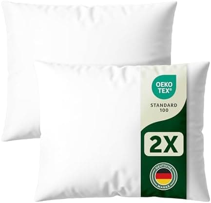 Blumtal OEKO-TEX-zertifizierte Polyester-Füllkissen 40x40 cm für Kissen - Premium-Füllung -Comfort & Gesundheit