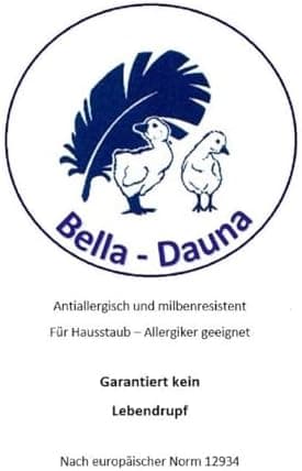 **Hofmann Extrem Volumen Daunen-Feder-Kissen - sehr fest, 80x80 cm, 2000 g Füllung, stabil und stützend**
| **Hofmann E