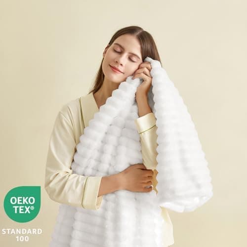 WAVVE Kuscheldecke Flauschig für Zimmer Deko, Sofadecke weicher Fleecedeckenausschnitt, Wohnraum Accessoire 130x150cm Gr