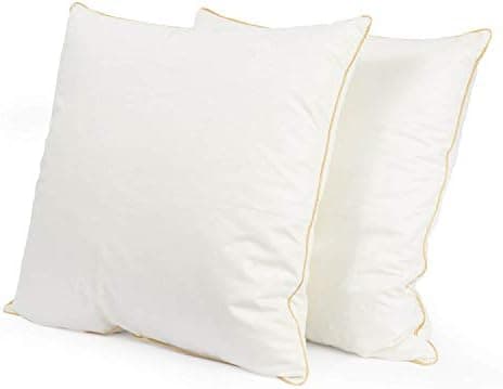 Federkissen 50x50 cm | 700g Federn 100% OekoTex Zertifikat | Baumwollbezug