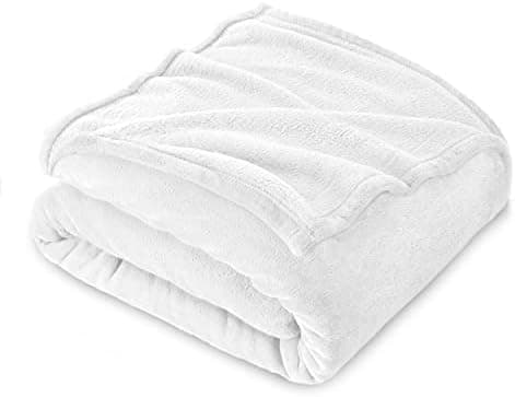 FARFALLAROSSA Oeko-TEX Flauschig Kuscheldecke 130x160 cm - Super Weiche Fleecedecke als Sofaüberwurf - Wohndecke Gelb OE