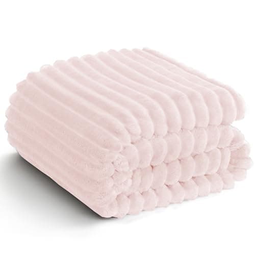 WAVVE Kuscheldecke Flauschig für Zimmer Deko, Sofadecke weicher Fleecedeckenausschnitt, Wohnraum Accessoire 130x150cm Gr