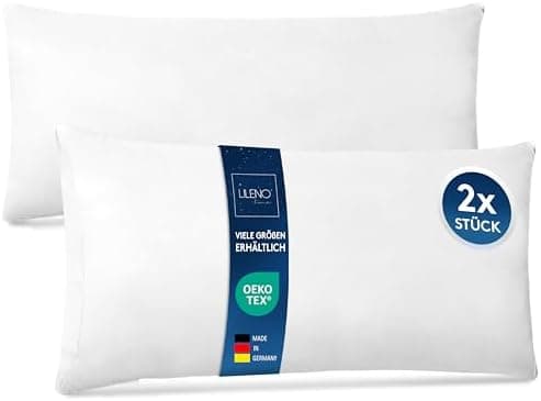 LILENO HOME 40x40 cm waschbares Kissenfüllmaterial - ideal für Allergiker und Couchkissen, Sofa Kissen, Cocktailkissen u