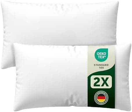 Blumtal OEKO-TEX-zertifizierte Polyester-Füllkissen 40x40 cm für Kissen - Premium-Füllung -Comfort & Gesundheit