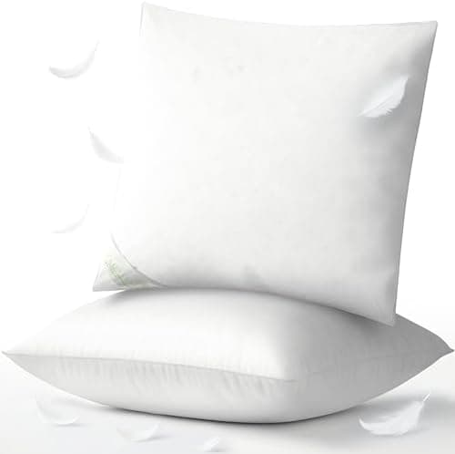Beautissu 2er Daunenkissen-Set 80x80cm – Waschbar & Made in Germany – Oeko-Tex Zertifiziert – Kopfkissen 80x80cm