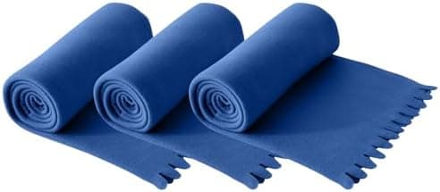 Wometo 3er Set Wave Fleecedecken 120x160 cm - Oeko-TEX ca. 300g weiche Fleece Decke Anti-Pilling grün