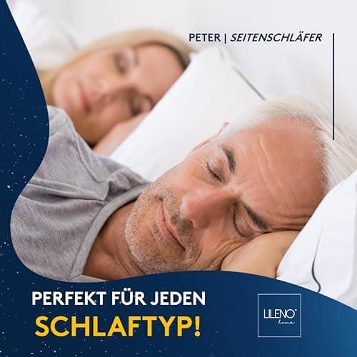 LILENO HOME 40x40 cm waschbares Kissenfüllmaterial - ideal für Allergiker und Couchkissen, Sofa Kissen, Cocktailkissen u