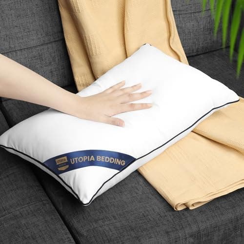 Utopia Bedding 2er Set Kissen 40x40 cm, Weiß - Deko und Ergonomie für Bett und Sofa (OEKO-TEX STANDARD 100)  
Utopia Bed