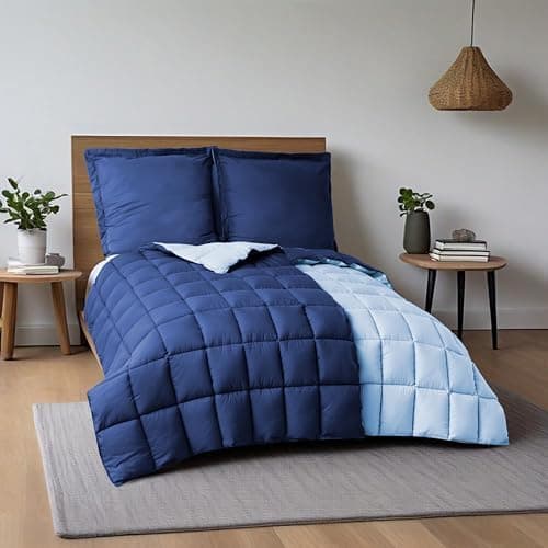 Oeko-TEX zertifizierte Nebelrosa Bettdecke HIG 155x220 cm - Weich & Flauschig - 1500g Daunenalternative (250GSM)