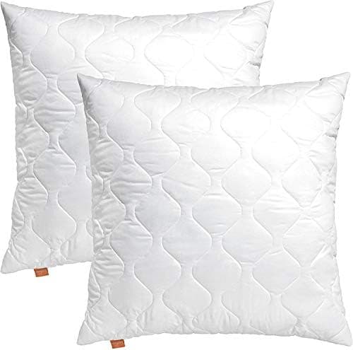 Schlupfkissen 40x40 cm, Sofakissen, Ökotex-Füllung, Waschbar bis 60 Grad, Deko für Allergiker, EU-Manufacturing, Basic 1