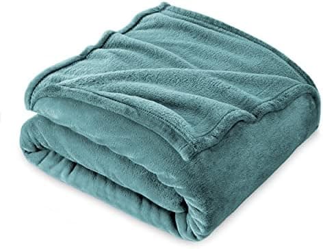 FARFALLAROSSA Oeko-TEX Flauschig Kuscheldecke 130x160 cm - Super Weiche Fleecedecke als Sofaüberwurf - Wohndecke Gelb OE