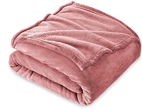 FARFALLAROSSA Oeko-TEX Flauschig Kuscheldecke 130x160 cm - Super Weiche Fleecedecke als Sofaüberwurf - Wohndecke Gelb OE