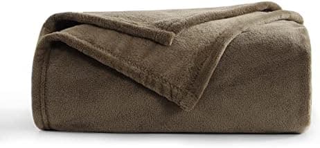 Aisbo Flauschig Warme Decke Rot für Winter - Kuschliges Wohnzimmer Blanket 130x150 cm OEKO-TEX