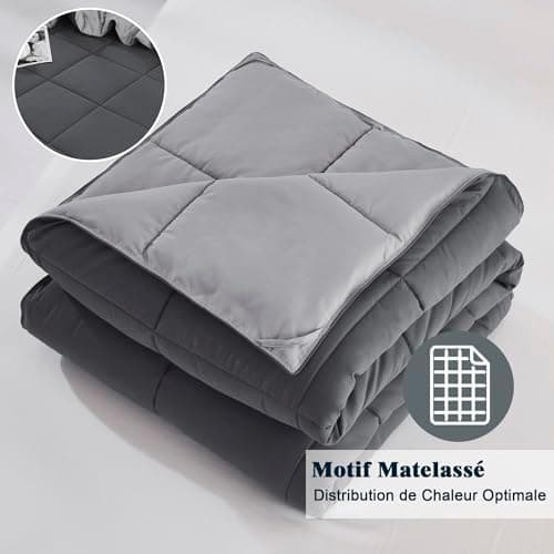 Oeko-TEX zertifizierte Nebelrosa Bettdecke HIG 155x220 cm - Weich & Flauschig - 1500g Daunenalternative (250GSM)
