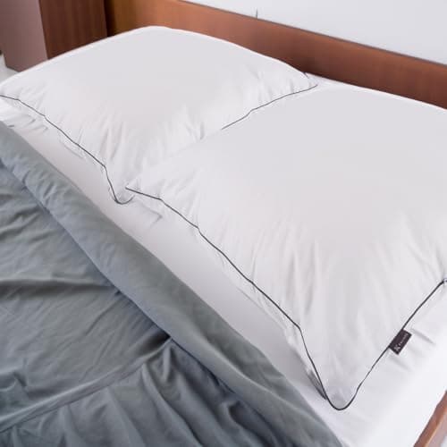 KALIOPE Allergiker Schlafkissen 40 x 80 cm - Höhenverstellbar, Waschbar, 2er Set