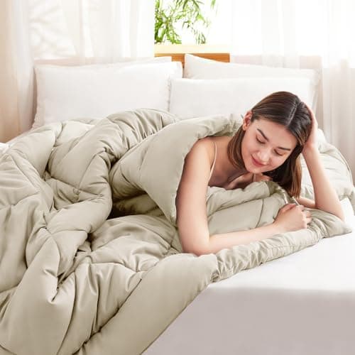 WAVVE Decke 200x220 Bettdecke, Super Weiche Zudecke Schlafdecke, Atmungsaktive Steppdecke 300gsm Mikrofaser Weiß OEKO-TE
