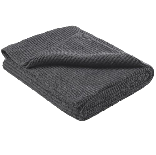 Wometo Kuscheldecke Strick Warme und Weiche Strickdecke OekoTex 140x190TürkisPetrol