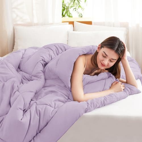 WAVVE Decke 200x220 Bettdecke, Super Weiche Zudecke Schlafdecke, Atmungsaktive Steppdecke 300gsm Mikrofaser Weiß OEKO-TE