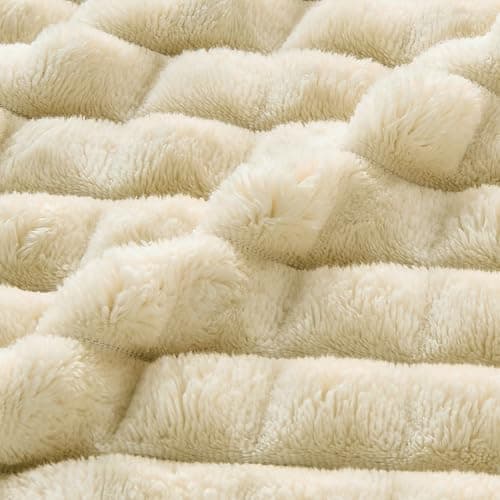 BEDELITE Flauschig Kuscheldecke Hellblau 125x150 für Sofa und Wohnzimmer OEKO-TEX STANDARD 100  
BEDELITE Hellblauer Fla