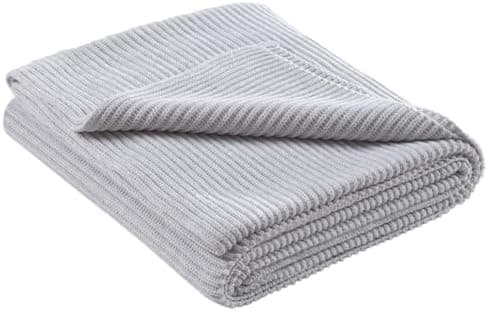Wometo Kuscheldecke Strick Warme und Weiche Strickdecke OekoTex 140x190TürkisPetrol