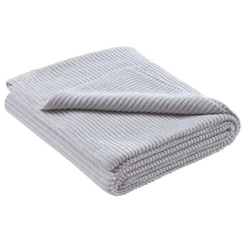 Wometo Kuscheldecke Strick Warme und Weiche Strickdecke OekoTex 140x190TürkisPetrol