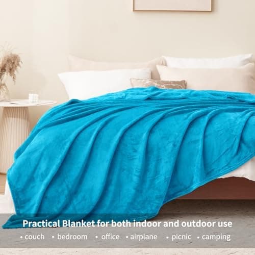 Aisbo Flauschig Warme Decke Rot für Winter - Kuschliges Wohnzimmer Blanket 130x150 cm OEKO-TEX