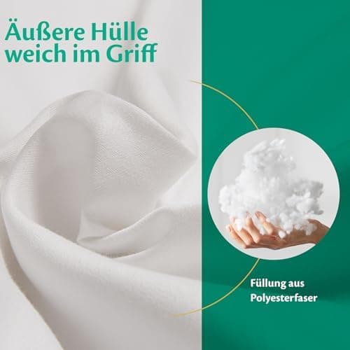 Flowen Kopfkissen 40x40 2er Set Hypoallergene Anti-Milben Weiche Waschmaschinenfest
Flowen Dekokissen 40x40 Hypoallergen