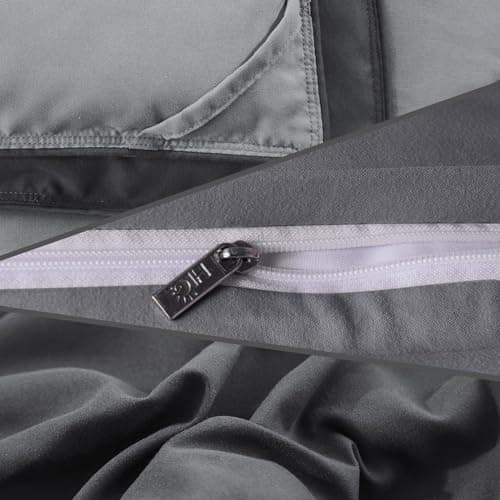 Oeko-TEX zertifizierte Nebelrosa Bettdecke HIG 155x220 cm - Weich & Flauschig - 1500g Daunenalternative (250GSM)