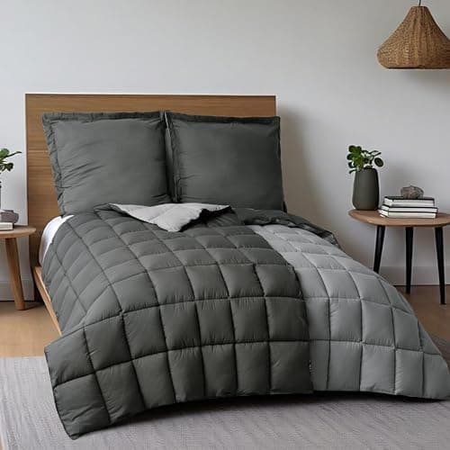 Oeko-TEX zertifizierte Nebelrosa Bettdecke HIG 155x220 cm - Weich & Flauschig - 1500g Daunenalternative (250GSM)