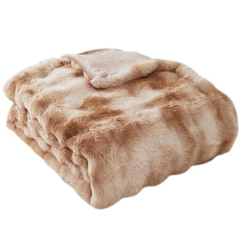 Kuscheldecke Milchsamt Blasen Decke Super Soft Warme Couchdecke 100 x 160cm White