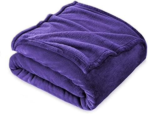FARFALLAROSSA Oeko-TEX Flauschig Kuscheldecke 130x160 cm - Super Weiche Fleecedecke als Sofaüberwurf - Wohndecke Gelb OE