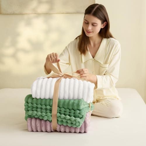 WAVVE Kuscheldecke Flauschig für Zimmer Deko, Sofadecke weicher Fleecedeckenausschnitt, Wohnraum Accessoire 130x150cm Gr