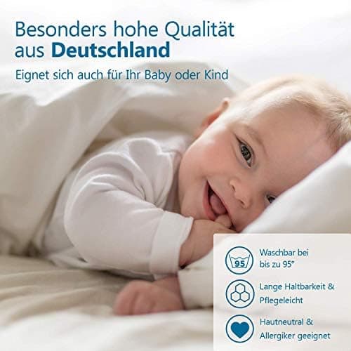Hochwertiges Qualitäts-Stepp-Kissen für Allergiker, atmungsaktiv und Kochfest 40x40 cm - PROCAVE TopCool
| Winter- und