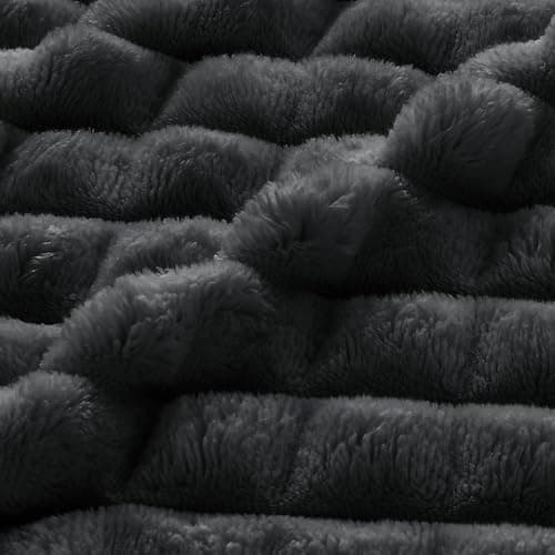 BEDELITE Flauschig Kuscheldecke Hellblau 125x150 für Sofa und Wohnzimmer OEKO-TEX STANDARD 100  
BEDELITE Hellblauer Fla