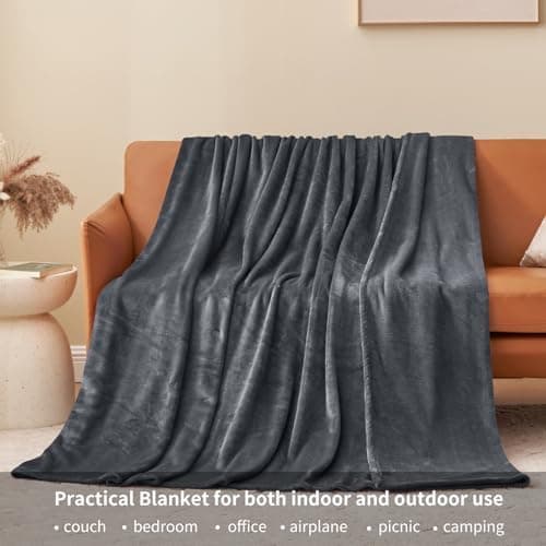 Aisbo Flauschig Warme Decke Rot für Winter - Kuschliges Wohnzimmer Blanket 130x150 cm OEKO-TEX