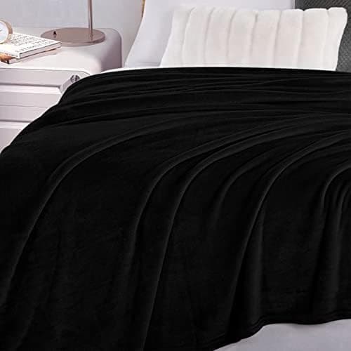 FARFALLAROSSA Oeko-TEX Flauschig Kuscheldecke 130x160 cm - Super Weiche Fleecedecke als Sofaüberwurf - Wohndecke Gelb OE