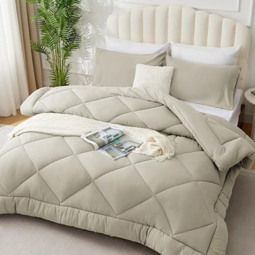 WAVVE Decke 200x220 Bettdecke, Super Weiche Zudecke Schlafdecke, Atmungsaktive Steppdecke 300gsm Mikrofaser Weiß OEKO-TE