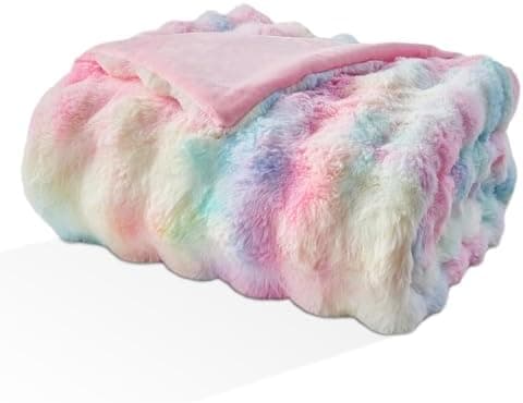 EMME Flauschige Wohndecke für Couch Kaninchen Plüsch Fleecedeckemercialwohndecke-sofa-decke-bubble-decke-wohndecke-flaus
