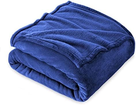 FARFALLAROSSA Oeko-TEX Flauschig Kuscheldecke 130x160 cm - Super Weiche Fleecedecke als Sofaüberwurf - Wohndecke Gelb OE