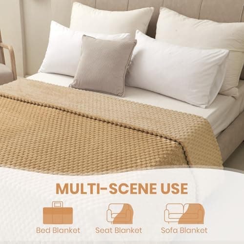 Good Nite Weiche Fleece-Decke - perfect als Wohndecke für Sofa & Bett, kuschelige Throw für Winter, 130 x 150 cm, OEKO-T