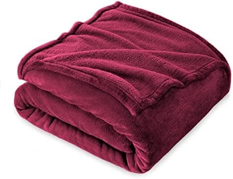 FARFALLAROSSA Oeko-TEX Flauschig Kuscheldecke 130x160 cm - Super Weiche Fleecedecke als Sofaüberwurf - Wohndecke Gelb OE