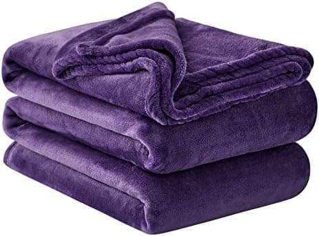 Aisbo Flauschig Warme Decke Rot für Winter - Kuschliges Wohnzimmer Blanket 130x150 cm OEKO-TEX