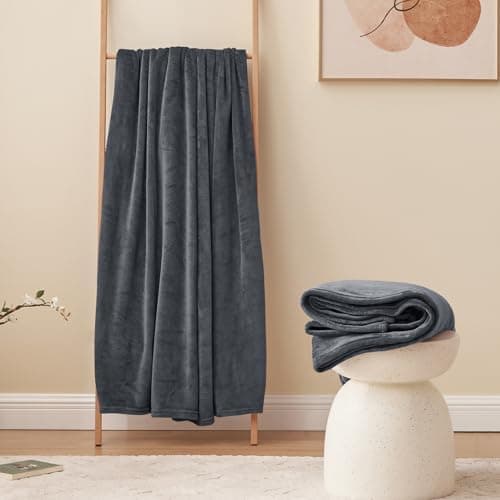 Aisbo Flauschig Warme Decke Rot für Winter - Kuschliges Wohnzimmer Blanket 130x150 cm OEKO-TEX