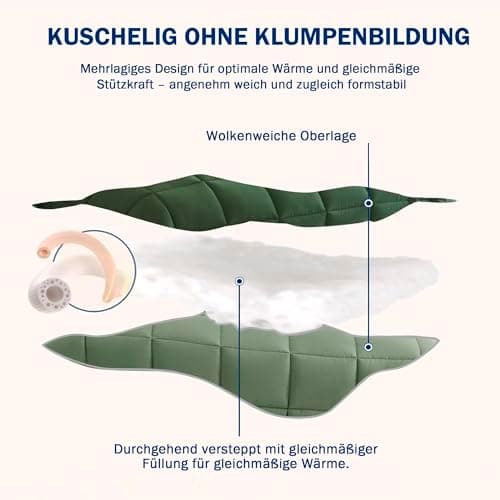 Oeko-TEX zertifizierte Nebelrosa Bettdecke HIG 155x220 cm - Weich & Flauschig - 1500g Daunenalternative (250GSM)