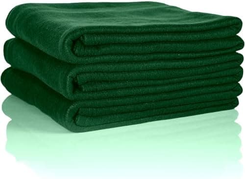 Oeko Tex Glart Fleecedecken Set, 3er Set, tannengrün, 130x160 cm, 200 g/m2, Couch- und Picknick-Bequemlichkeit
| Glart