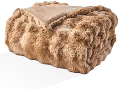 EMME Flauschige Wohndecke für Couch Kaninchen Plüsch Fleecedeckemercialwohndecke-sofa-decke-bubble-decke-wohndecke-flaus